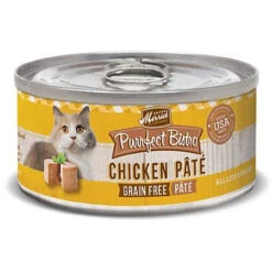 Merrick Purrfect Bistro Grain Free Chicken Pate Canned Cat Food 3 Oz. (Case Of 24)