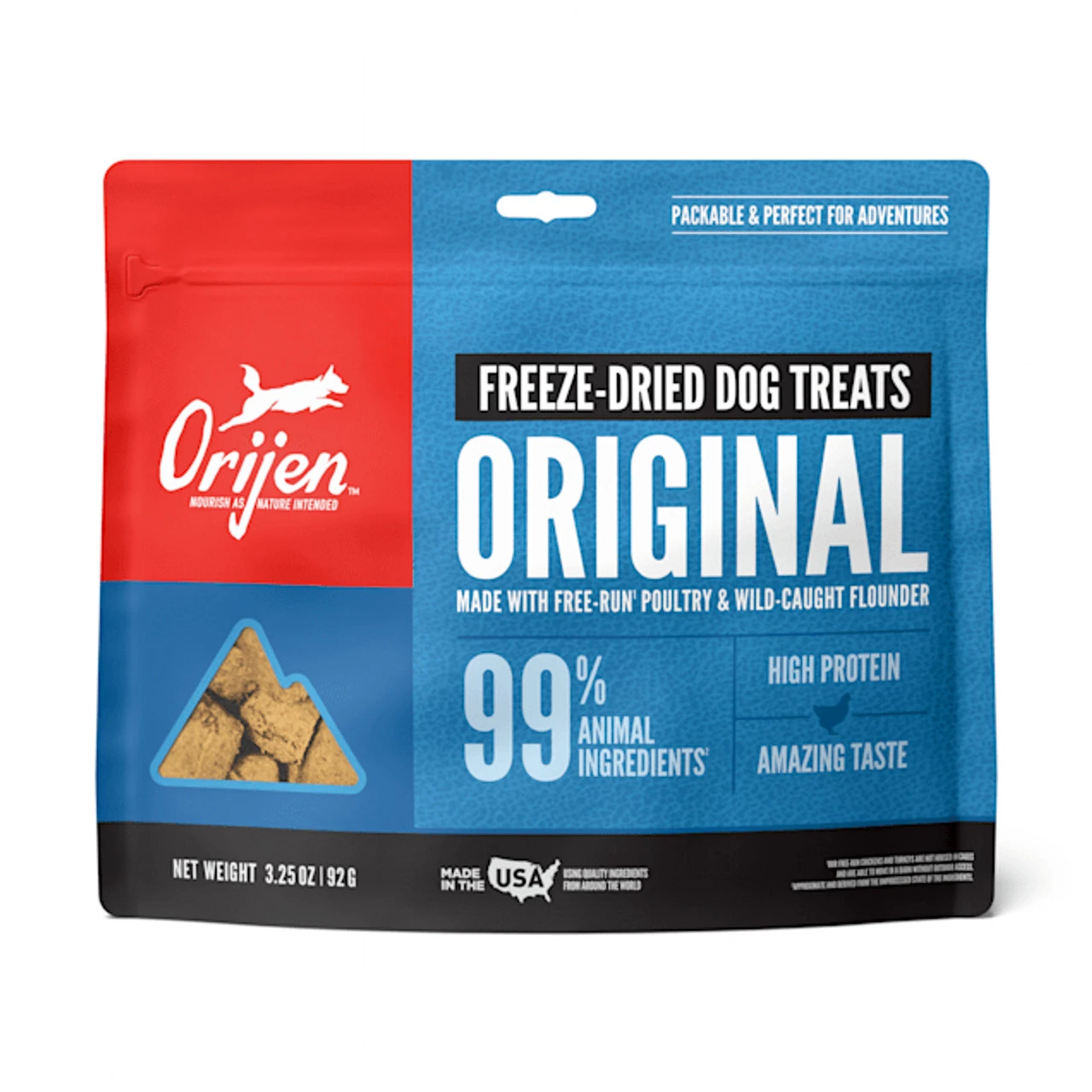 Orijen Freeze Dried Original Chicken & Turkey Dog Treats 3.25 Oz. 1 Orijen Freeze Dried Original Chicken & Turkey Dog Treats 3.25 Oz.