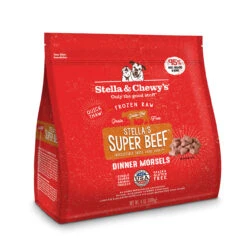 Stella & Chewy's Stella's Super Beef Frozen Raw Dinner Morsels 4 Lb.