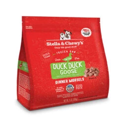 Stella & Chewy's Duck Duck Goose Frozen Raw Dinner Morsels 4 Lb.