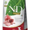 Farmina N&D Prime Grain-Free Chicken & Pomegranate Puppy Mini Dry Dog Food 5.5 Lb.