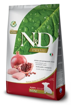 Farmina N&D Prime Grain-Free Chicken & Pomegranate Puppy Mini Dry Dog Food 5.5 Lb.