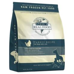Steve's Real Food Frozen Raw Turkey Dog Food