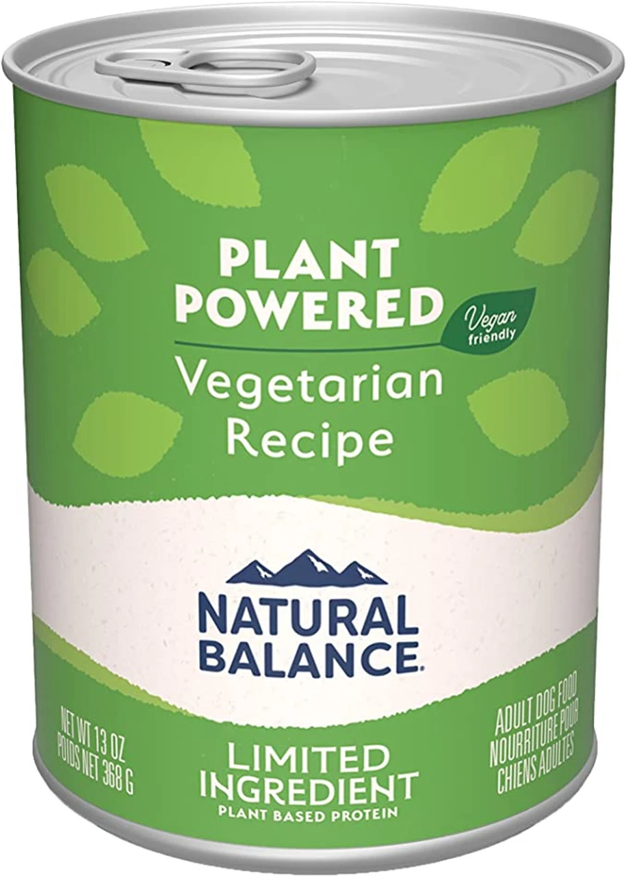 Natural Balance Vegetarian Canned Dog Formula 13 Oz. (Flat Of 12) 1 Natural Balance Vegetarian Canned Dog Formula 13 Oz. (Flat Of 12)