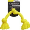 Playology Dri Tech Rope Dog Chew Toy - Chicken Scented Dog Toys For Heavy Chewers