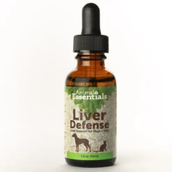 Animal Essentials Liver Defense For Dogs & Cats 1 Fluid Ounce - Made In USA Dandelion & Milk Thistle Liver Support