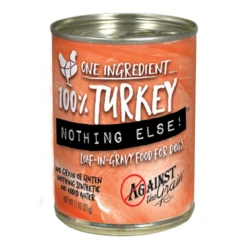 Against The Grain 100% Turkey- Nothing Else Canned Dog Food 11 Oz. (Flat Of 12)