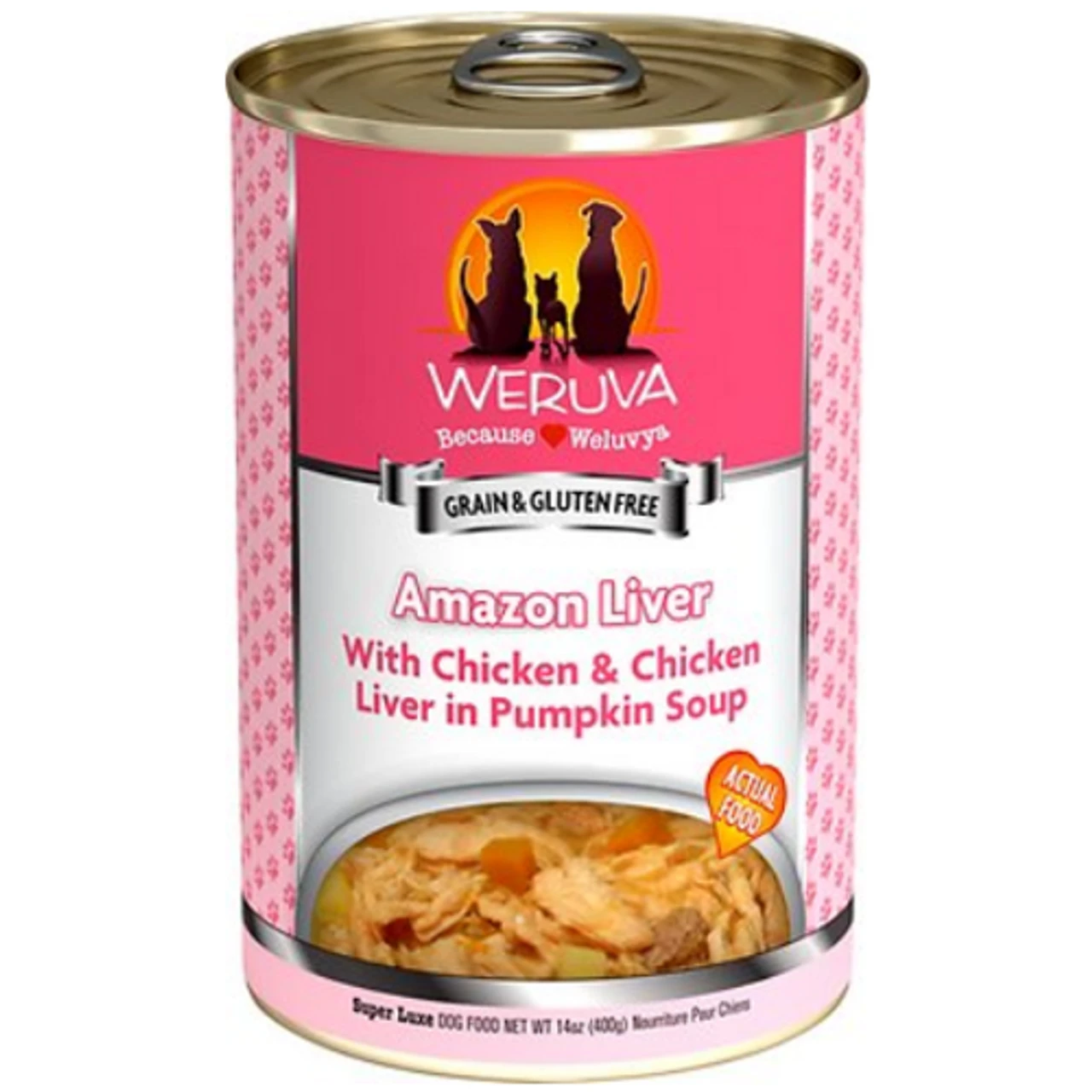 Weruva Amazon Liver With Chicken & Chicken Liver In Pumpkin Soup Canned Dog Food
