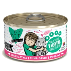 Weruva B.F.F. Tuna & Pumpkin Valentine Dinner In Gravy Canned Cat Food 5.5 Oz (Case Of 24)