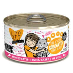 Weruva B.F.F. Tuna & Salmon Soulmates Dinner In Gelée Canned Cat Food 5.5 Oz (Case Of 24)