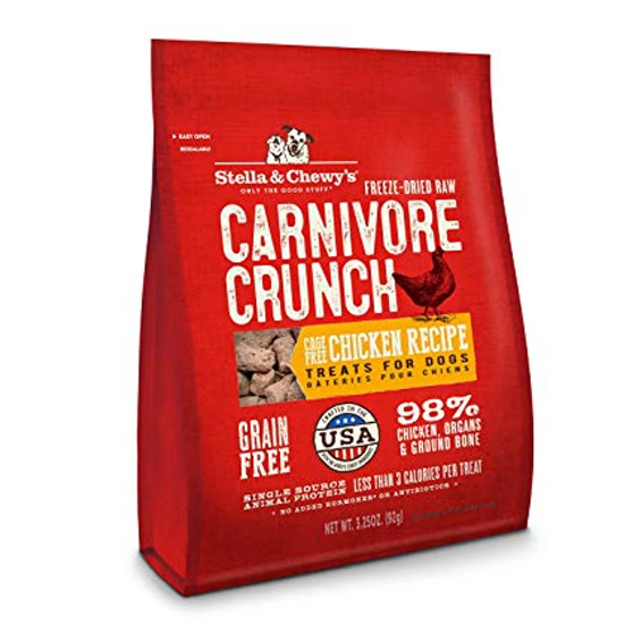 Stella & Chewy's Carnivore Crunch Cage Free Chicken Dog Treats 3.5 Oz. 1 Stella & Chewy's Carnivore Crunch Cage Free Chicken Dog Treats 3.5 Oz.