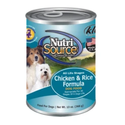 NutriSource Chicken & Rice Canned Dog Food 13 Oz. (Flat Of 12)