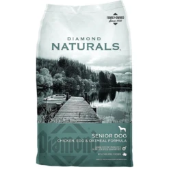 Diamond Naturals Senior Chicken, Egg & Oatmeal Dry Dog Food 35 Lb.