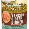 Evanger's Super Premium Venison & Beef Dinner Canned Dog Food 12.8 Oz. (Flat Of 12)