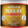 Nutriline Labs Flex EZ Glucosamine Chondroitin Soft Chews For Small & Medium Dogs, Superior Hip And Joint Supplement With MSM And Turmeric 84 Ct