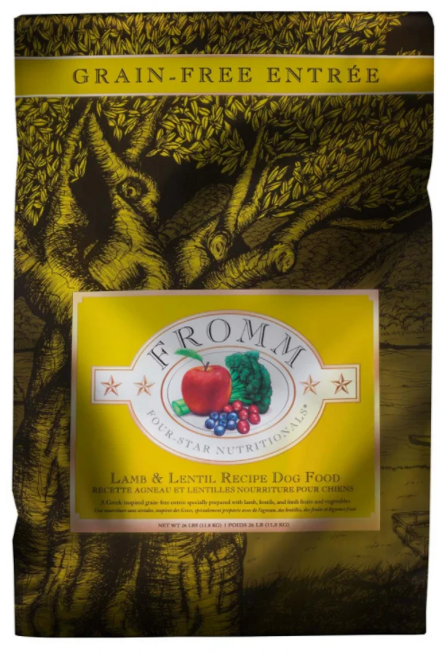 Fromm Four Star Grain-Free Lamb & Lentil Dry Dog Food 1 Fromm Four Star Grain-Free Lamb & Lentil Dry Dog Food
