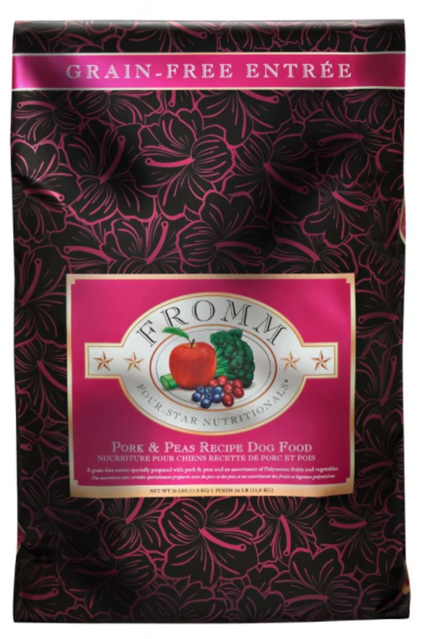 Fromm Four Star Grain-Free Pork & Peas Dry Dog Food 1 Fromm Four Star Grain-Free Pork & Peas Dry Dog Food
