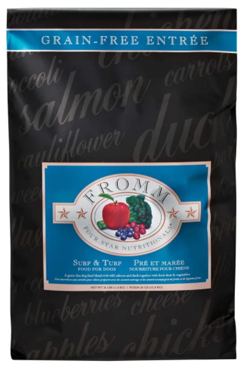 Fromm Four Star Grain-Free Surf & Turf Dry Dog Food 1 Fromm Four Star Grain-Free Surf & Turf Dry Dog Food