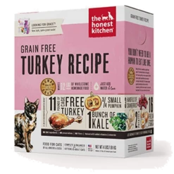 The Honest Kitchen Dehydrated Grain Free Turkey Recipe (Grace) All Life Stages Cat Food