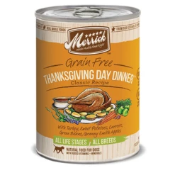 Merrick Grain-Free Thanksgiving Day Dinner Classic Recipe Canned Dog Food 13.2 Oz. (Flat Of 12)