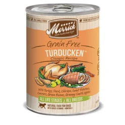 Merrick Grain-Free Turducken Classic Recipe Canned Dog Food 13.2 Oz. (Flat Of 12)
