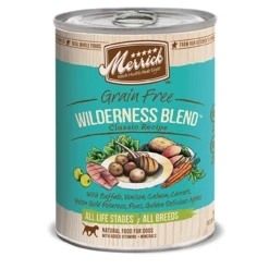 Merrick Grain-Free Wilderness Blend Classic Recipe Canned Dog Food 13.2 Oz. (Flat Of 12)