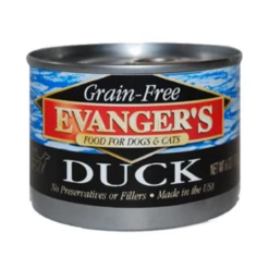 Evanger's Grain Free Duck For Dogs & Cats Canned Food 6 Oz. (Case Of 24)