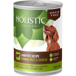 Holistic Select Grain Free Lamb Pâté Canned Dog Food 13 Oz. (Flat Of 12)