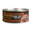 Evanger's Hand-Packed Beef Tips With Gravy Canned Cat Food 5.5 Oz. (Case Of 24)