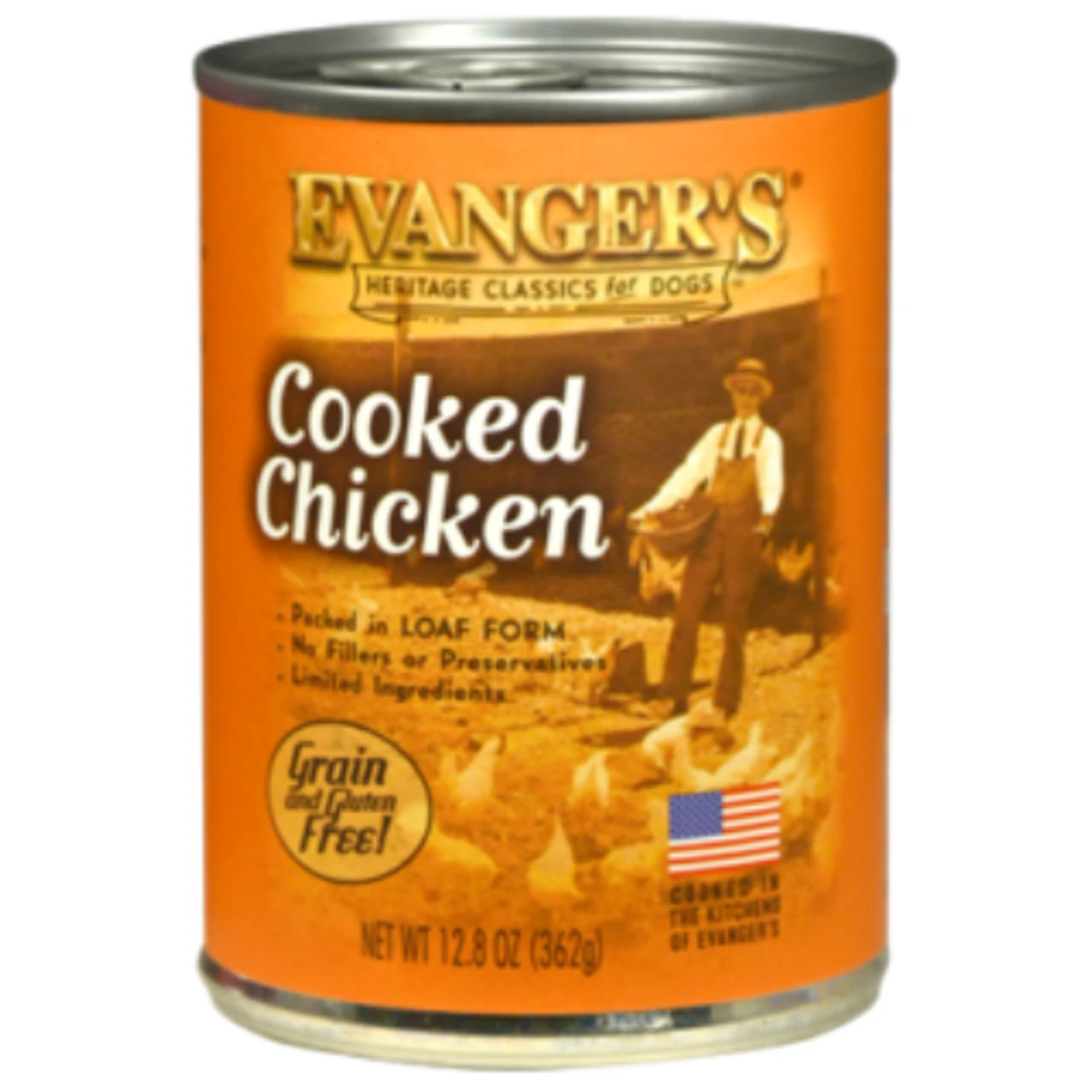 Evanger's Heritage Classic Cooked Chicken Canned Dog Food 12.8 Oz. (Flat Of 12)