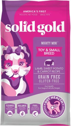 Solid Gold Mighty Mini - Lamb - Grain-Free - Natural Holistic Dog Food For Toy & Small Breeds Of All Life Stages