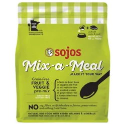 Sojos Mix-a-Meal Grain Free Fruit & Veggie Pre-Mix Dog Food 8 Lb.