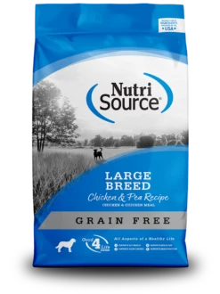 NutriSource Large Breed Chicken & Pea Grain Free Dry Dog Food 30 Lb.