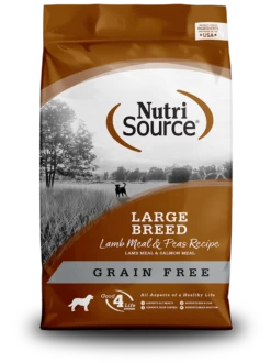 NutriSource Large Breed Adult Lamb & Peas Grain-Free Dry Dog Food 30 Lb.
