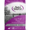 NutriSource Grain-Free Large Breed Puppy Turkey, Whitefish Meal & Menhaden Fish Meal Dry Dog Food