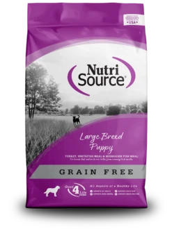 NutriSource Grain-Free Large Breed Puppy Turkey, Whitefish Meal & Menhaden Fish Meal Dry Dog Food