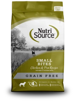 NutriSource Small Bites Chicken & Pea Grain-Free Dry Dog Food