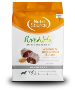PureVita Venison & Red Lentils Grain Free Entree Dry Dog Food