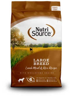 NutriSource Large Breed Adult Lamb & Rice Dry Dog Food 26 Lb.