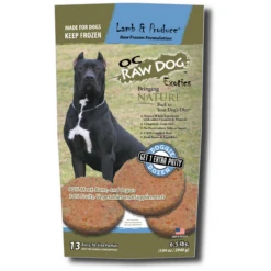 OC Raw Lamb & Produce Patty Frozen Dog Food 6.5 Lb