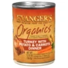 Evanger's Organic Turkey With Potato & Carrots Dinner Canned Dog Food 12.8 Oz. (Flat Of 12)