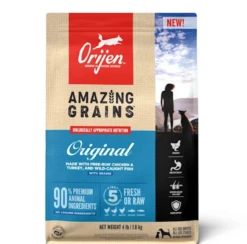 Orijen Amazing Grains Original Adult Dry Dog Food 22.5 Lb