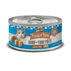 Merrick Purrfect Bistro Grain-Free Surf & Turf Pate Canned Cat Food 5.5 Oz. (Case Of 24)