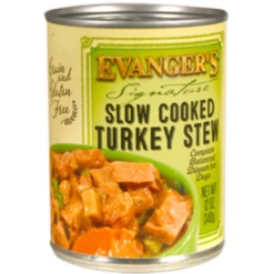 Evanger's Signature Slow Cooked Turkey Stew Canned Dog Food 12 Oz. (Flat Of 12)