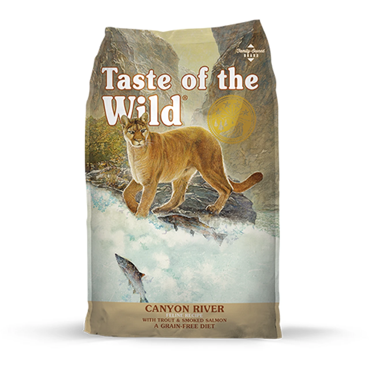 Taste Of The Wild Canyon River Feline With Trout & Smoked Salmon Grain-Free Dry Cat Food 1 Taste Of The Wild Canyon River Feline With Trout & Smoked Salmon Grain-Free Dry Cat Food
