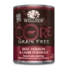 Wellness CORE Beef, Venison & Lamb Canned Dog Food 12.5 Oz (Flat Of 12)