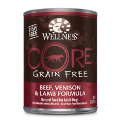Wellness CORE Beef, Venison & Lamb Canned Dog Food 12.5 Oz (Flat Of 12)