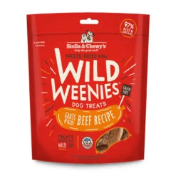 Stella & Chewy's Wild Weenies Freeze-Dried Raw Grass-Fed Beef Recipe Dog Treats 11.5 Oz