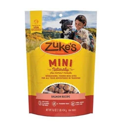 Zuke's Mini Naturals Salmon Recipe Dog Treats 16 Oz.