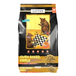 Lotus Oven-Baked Senior Chicken & Brown Rice Recipe Dry Dog Food 25 Lb.